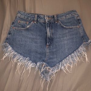 Topshop denim shorts